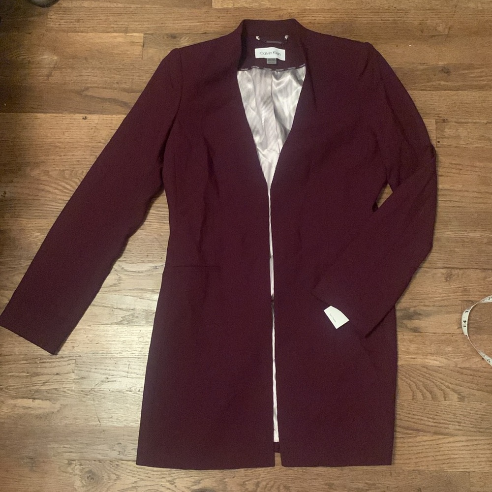 NWT Calvin Klein Open Blazer (6P)